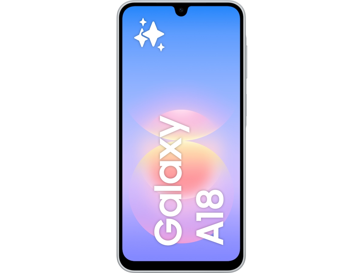 Samsung Galaxy A18 LTE 128GB (sølv) Mobiltelefoner