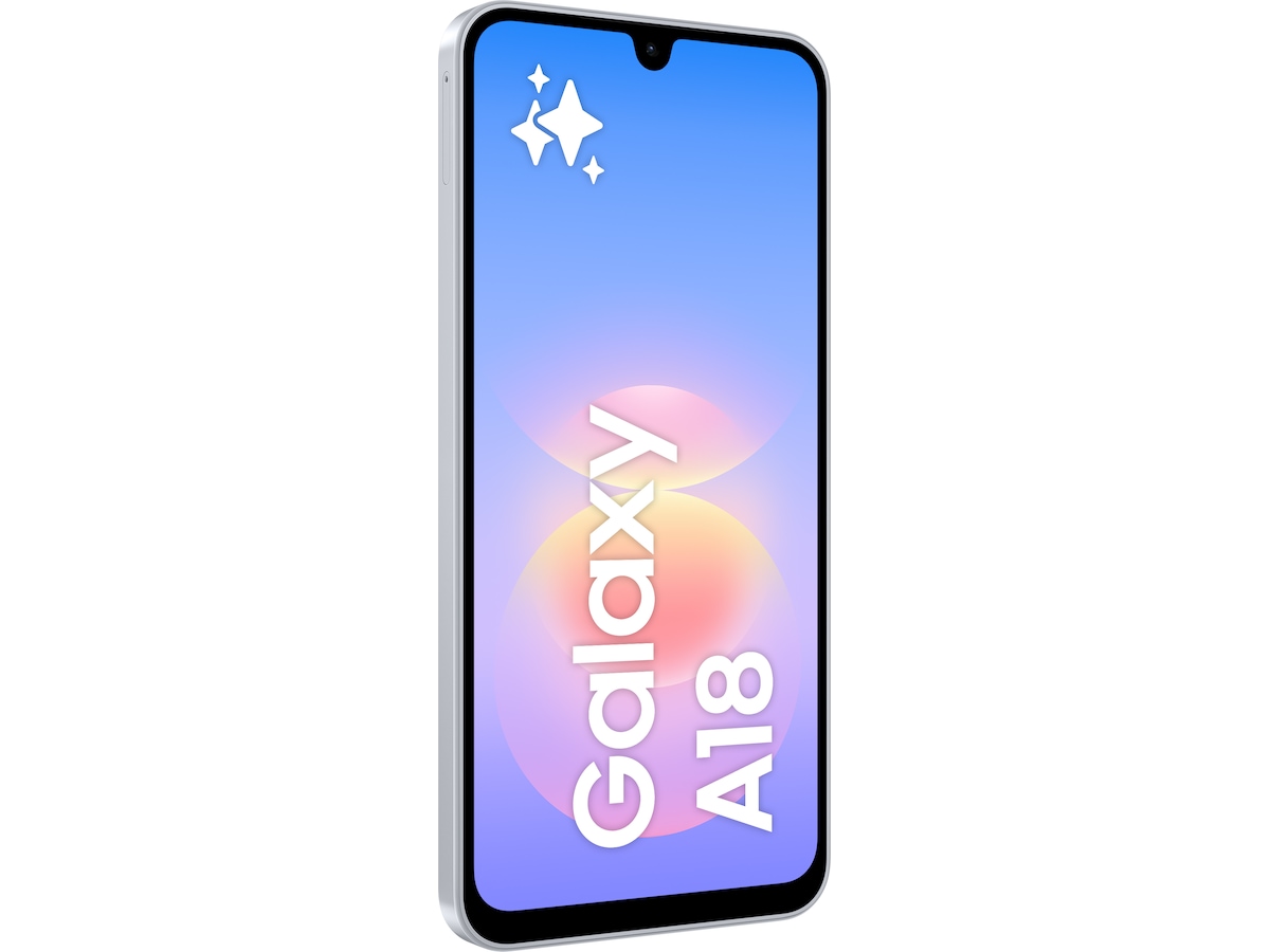 Samsung Galaxy A18 LTE 128GB (sølv) Mobiltelefoner