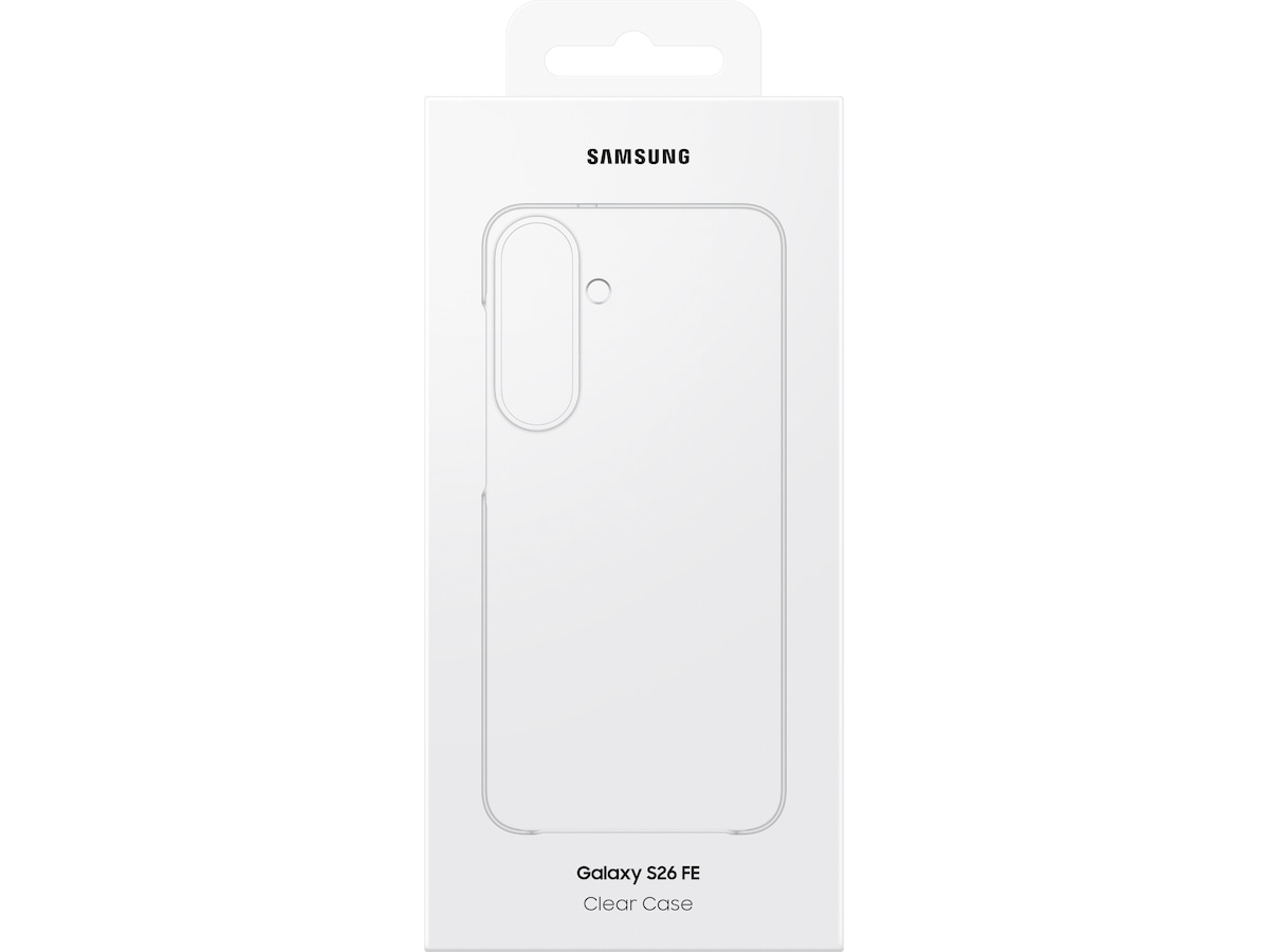 Samsung Galaxy S26 FE Clear Case (gjennomsiktig) Deksel til mobiltelefon