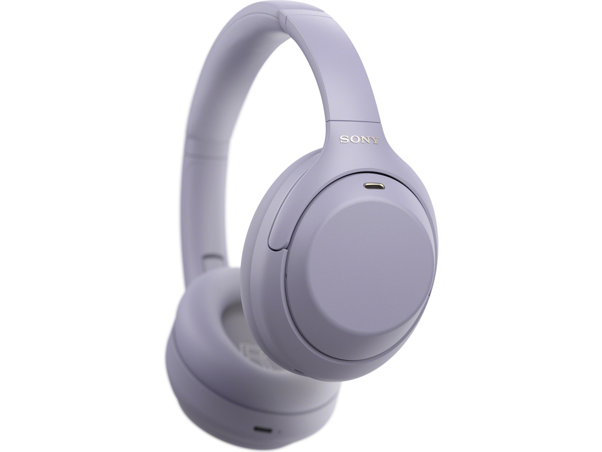 Sony WH-1000XM4C støydempende trådløse over-øre-hodetelefoner (lavendel) Hodetelefoner
