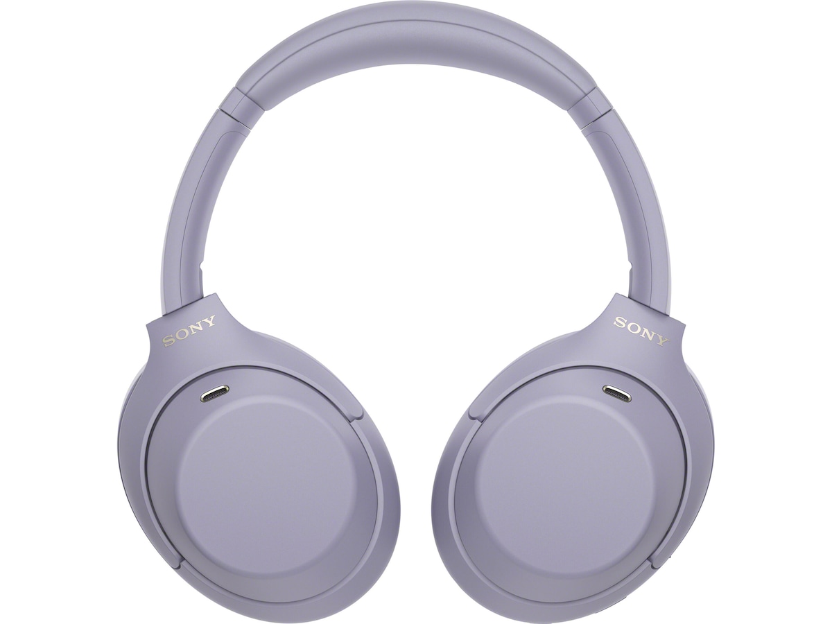 Sony WH-1000XM4C støydempende trådløse over-øre-hodetelefoner (lavendel) Hodetelefoner