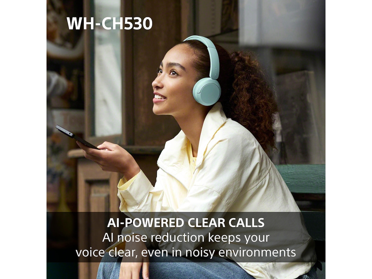 Sony WH-CH530 trådløse Bluetooth-hodetelefoner (rosa) Hodetelefoner