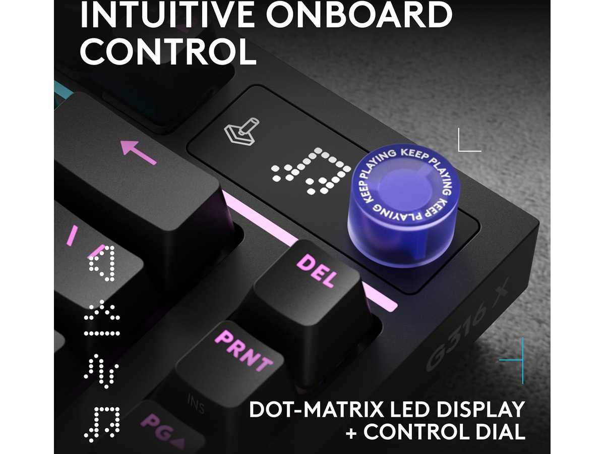 Logitech G316 X 75-spilltastatur Gamingtastatur