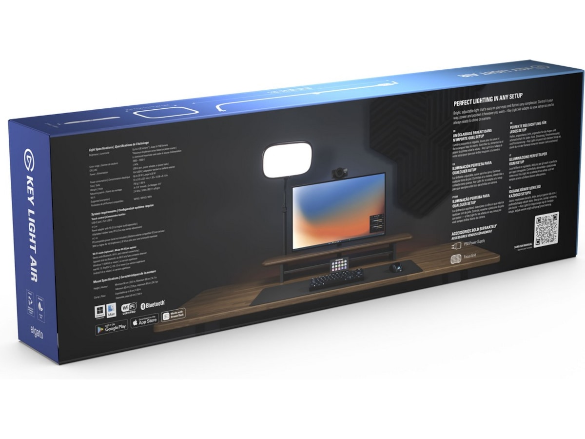 Elgato Key Light Air MK.2 Streaming tilbehør