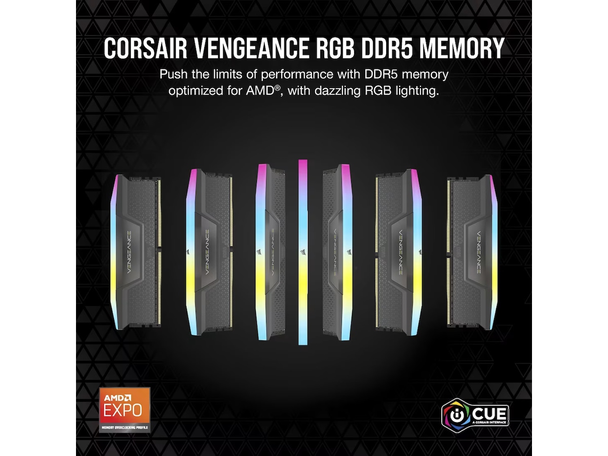 Corsair Vengeance RGB 6000Mhz DDR5 32GB Minnebrikker