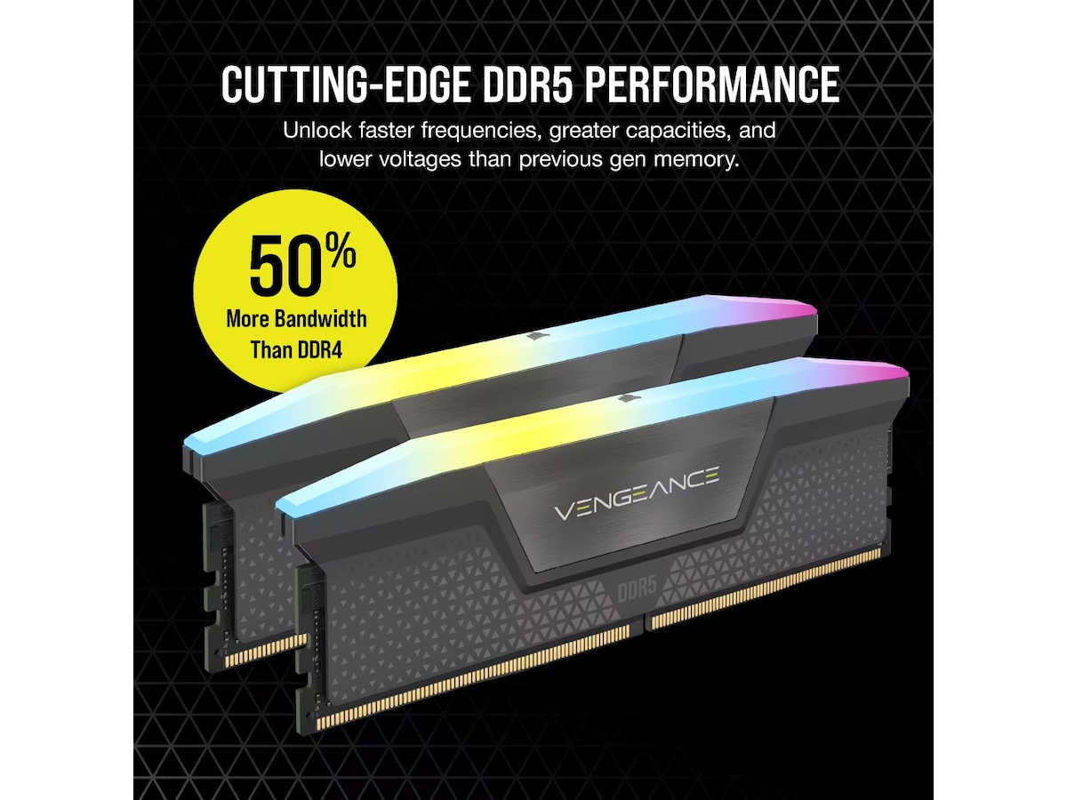 Corsair Vengeance RGB 6000Mhz DDR5 32GB Minnebrikker