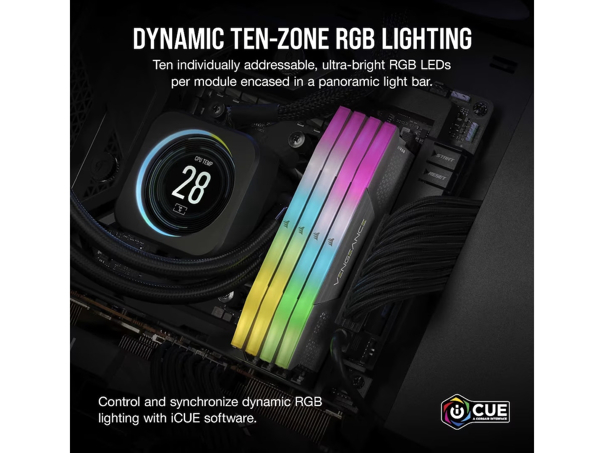 Corsair Vengeance RGB 6000Mhz DDR5 32GB Minnebrikker