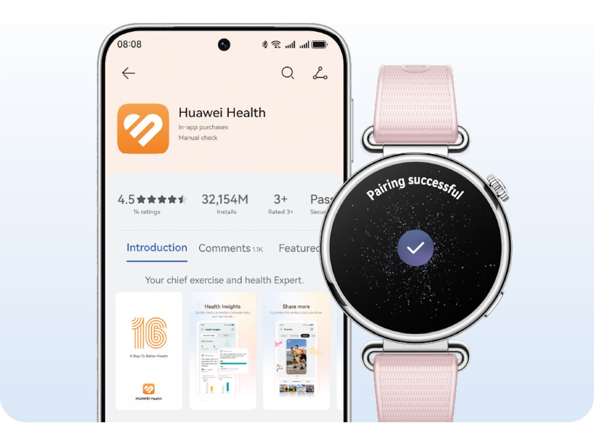 Huawei Watch GT7 41 mm Blue Smartklokker