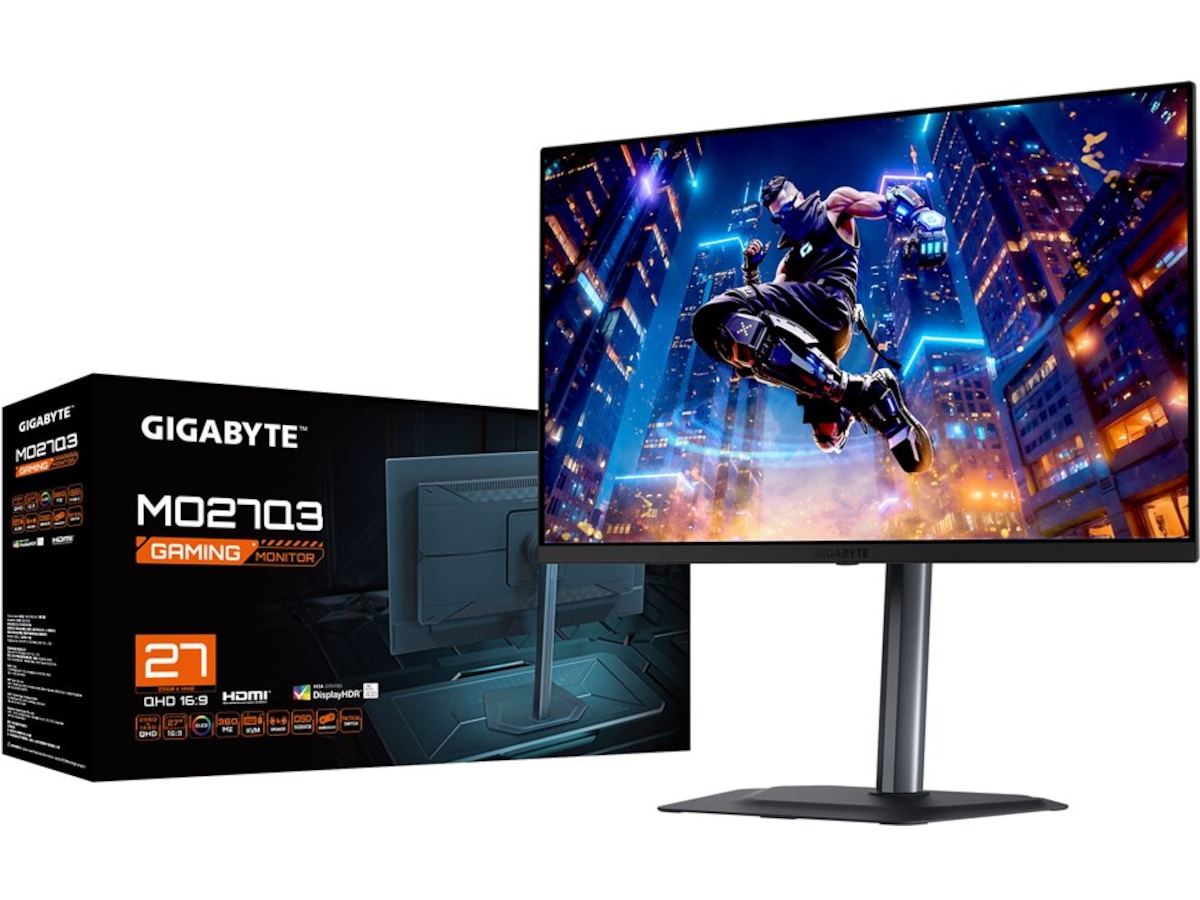 Gigabyte 27" gamingskjerm MO27Q3 Skjermer