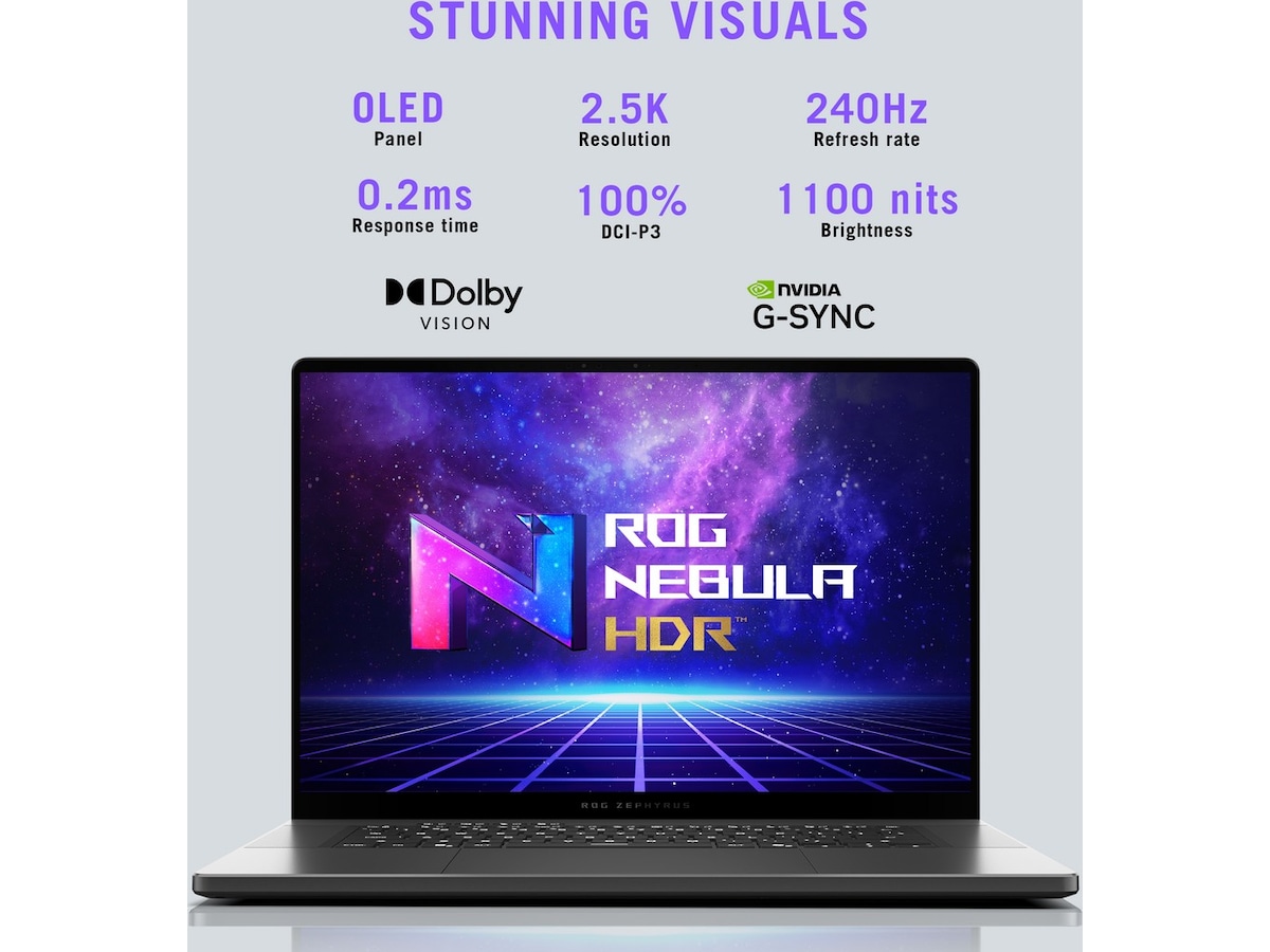 ASUS ROG Zephyrus G16 GU606AX 16" 2.5K OLED 240 Hz -B-Grade Demo bærbar PC