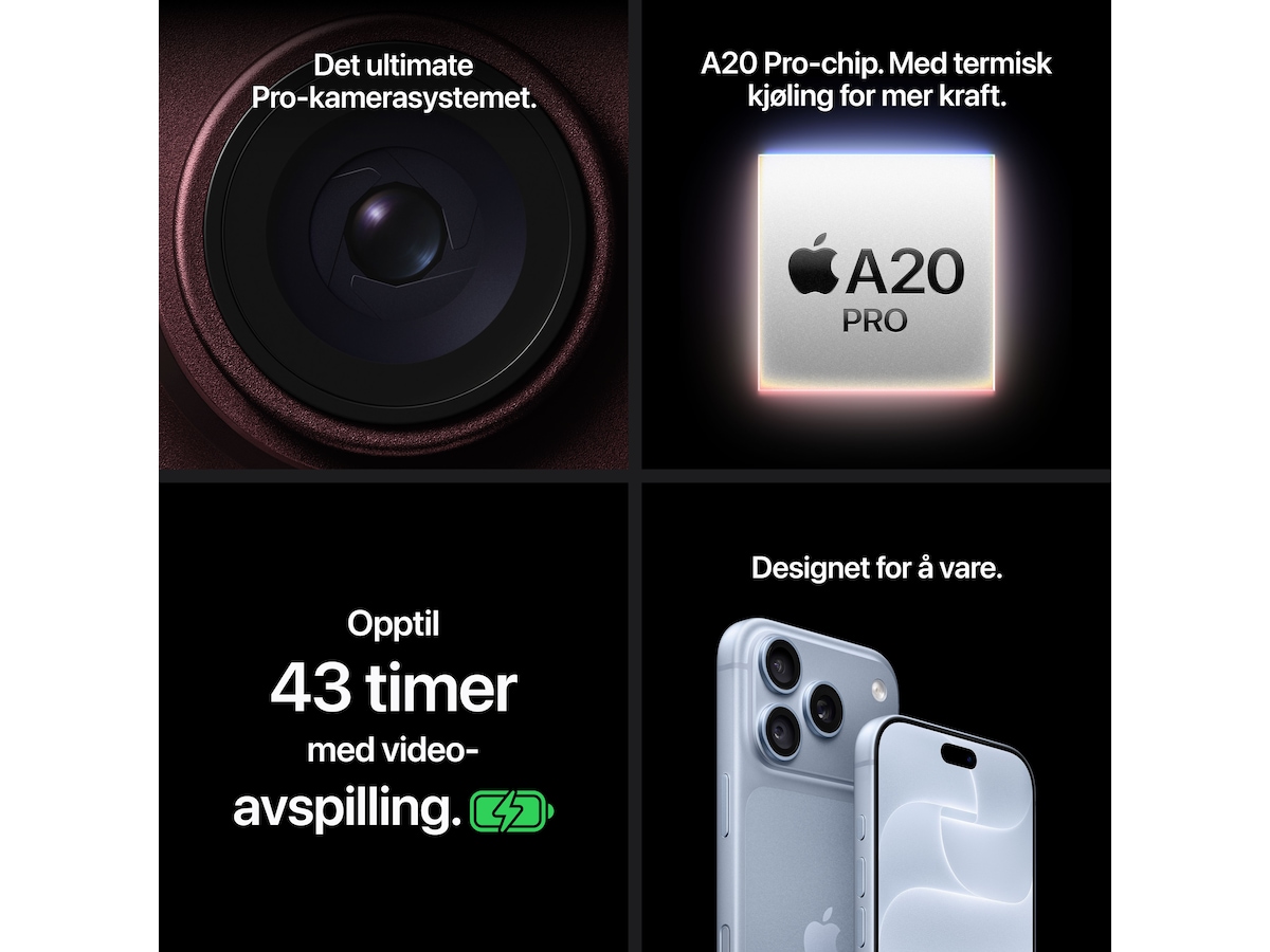 iPhone 18 Pro Max 256GB (burgundy) Mobiltelefoner