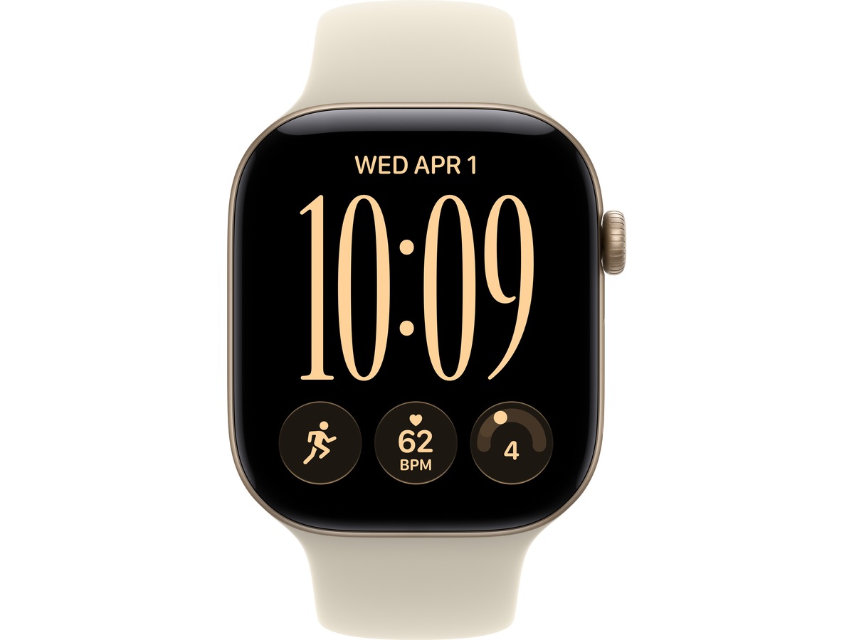 Apple Watch Series 12 GPS + LTE 46mm Aluminium (light gold) Smartklokker