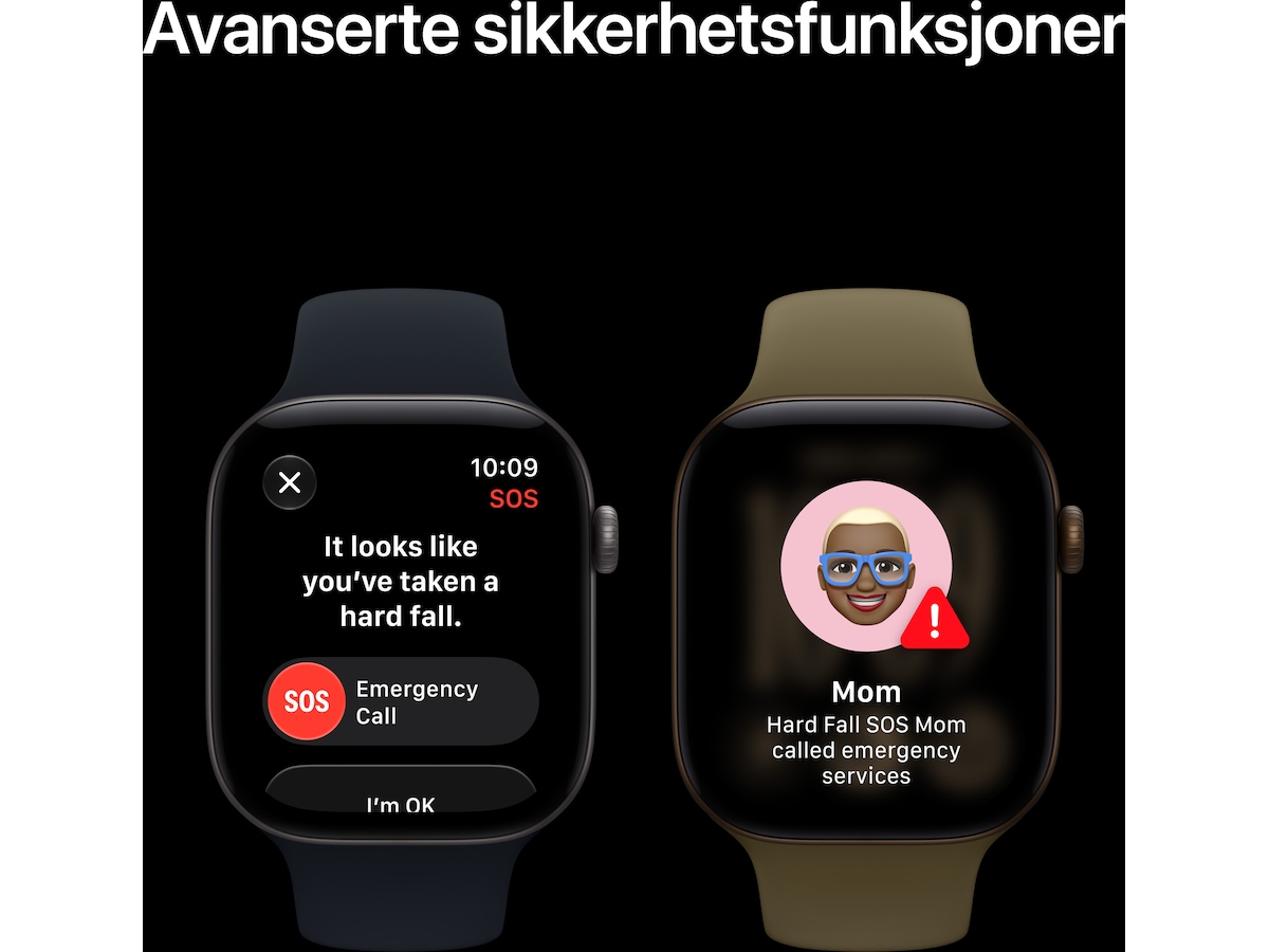 Apple Watch Series 12 GPS + LTE 46mm Aluminium (light gold) Smartklokker