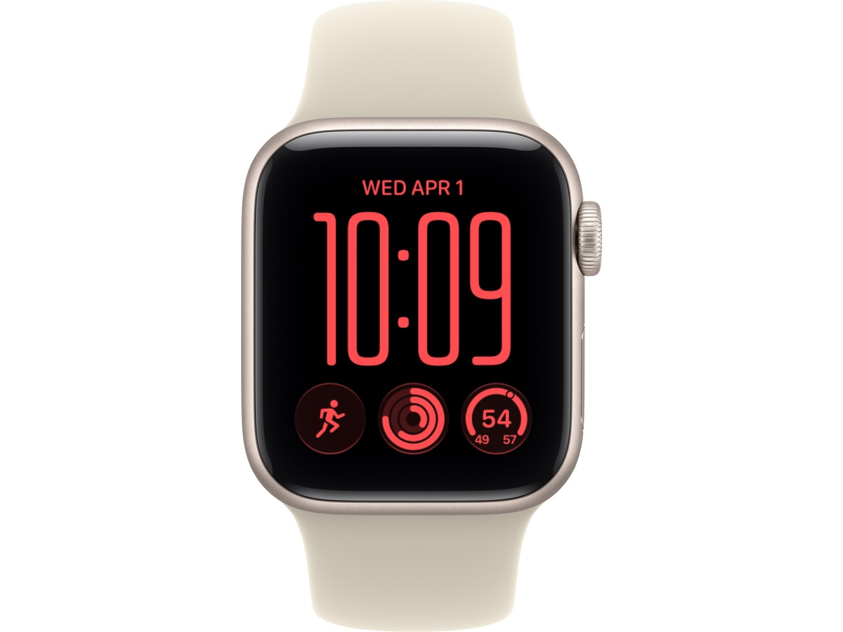 Apple Watch SE 3 GPS 40mm aluminium (starlight) Smartklokker