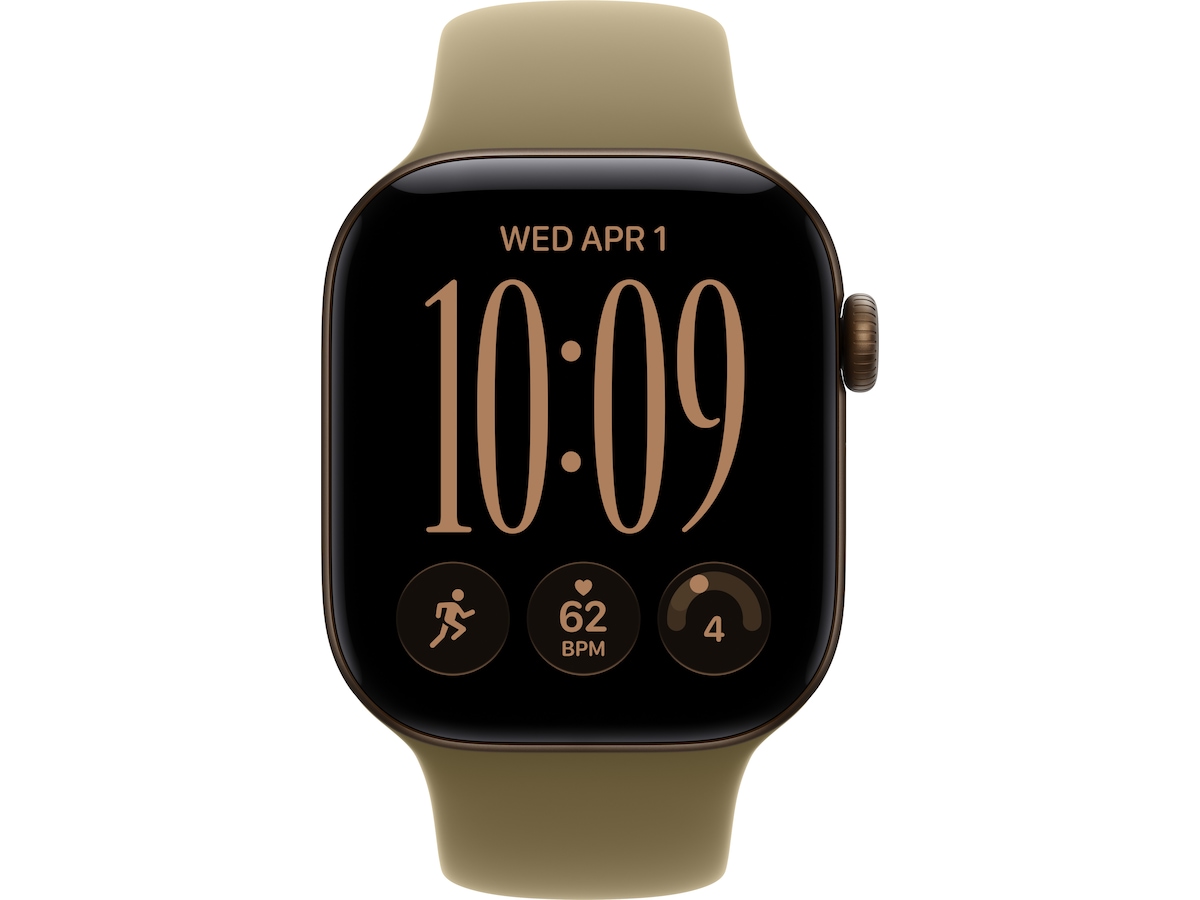 Apple Watch Series 12 GPS 42mm Aluminium (dark bronze) Smartklokker