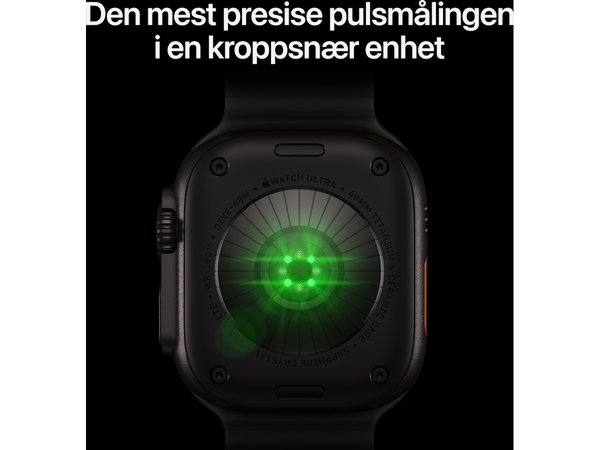 Apple Watch Ultra 4 GPS + LTE 49mm Titanium (natural) Smartklokker