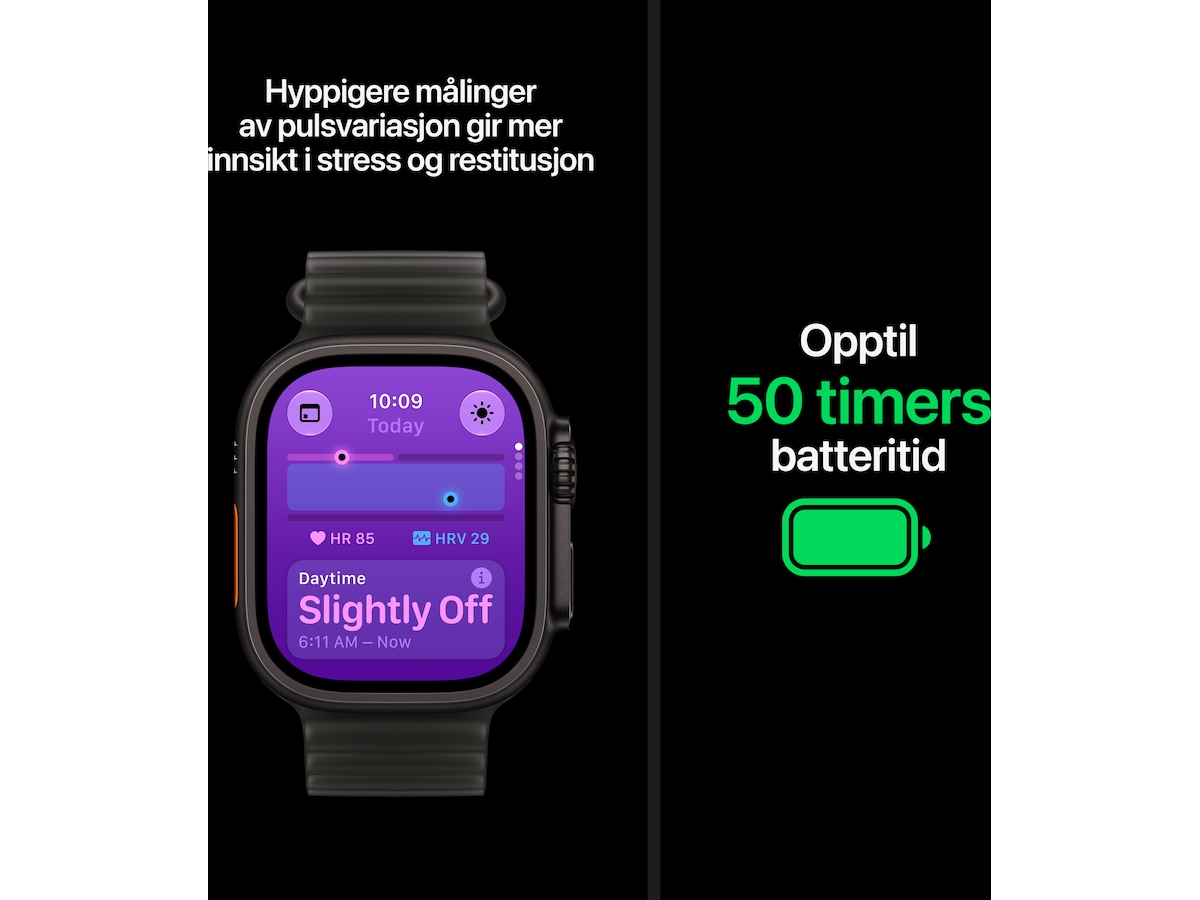 Apple Watch Ultra 4 GPS + LTE 49mm Titanium (natural) Smartklokker