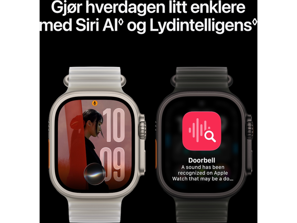 Apple Watch Ultra 4 GPS + LTE 49mm Titanium (natural) Smartklokker