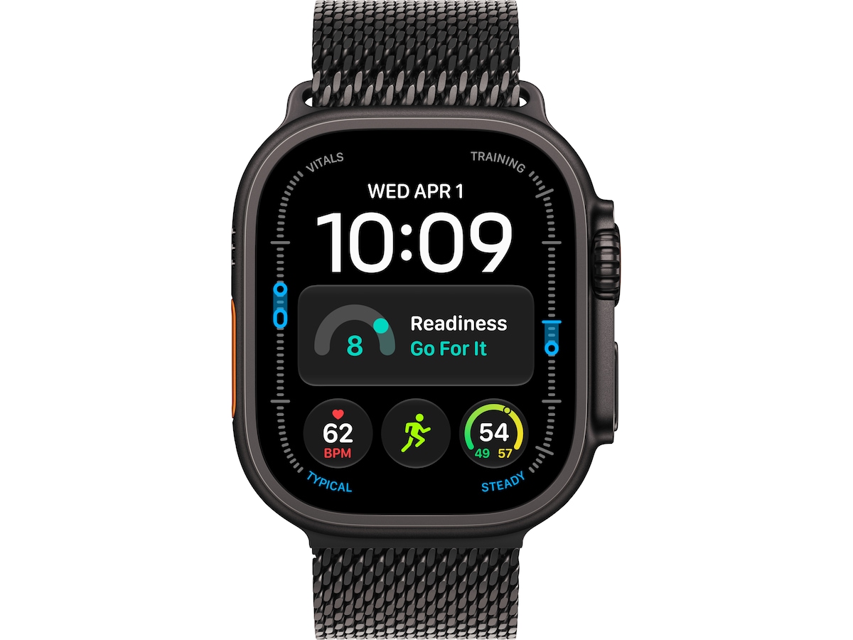 Apple Watch Ultra 4 GPS + LTE 49mm Titanium (sort) Smartklokker
