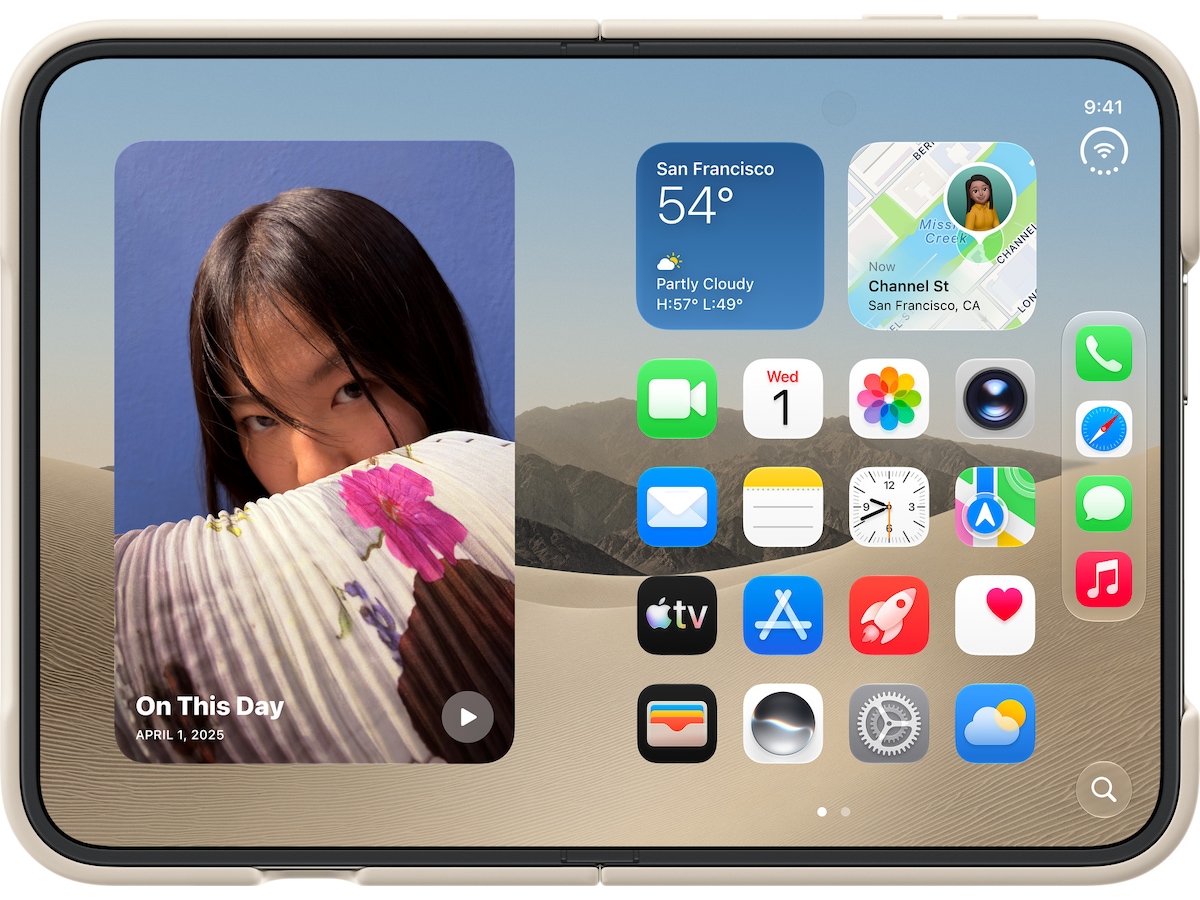 Apple iPhone Duo Case (sand) Deksel til mobiltelefon
