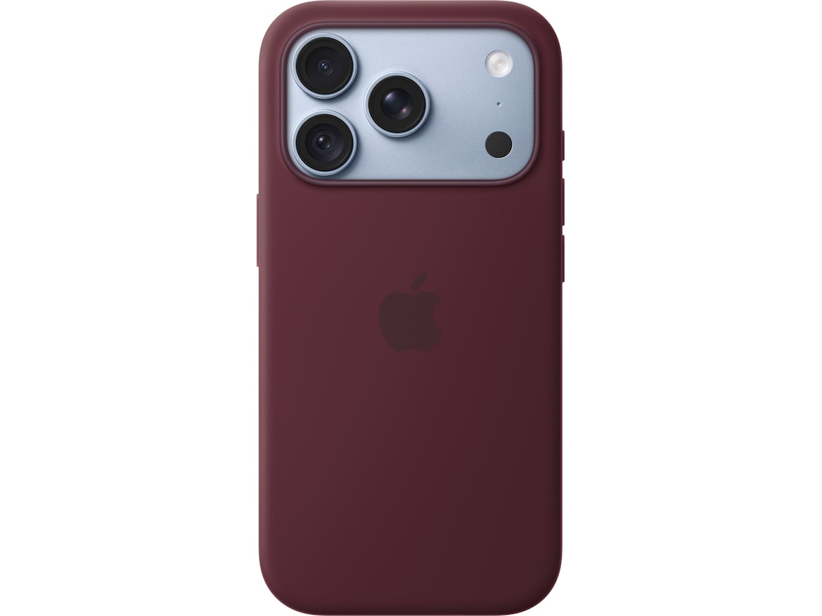Apple iPhone 18 Pro silikondeksel (burgundy) Deksel til mobiltelefon