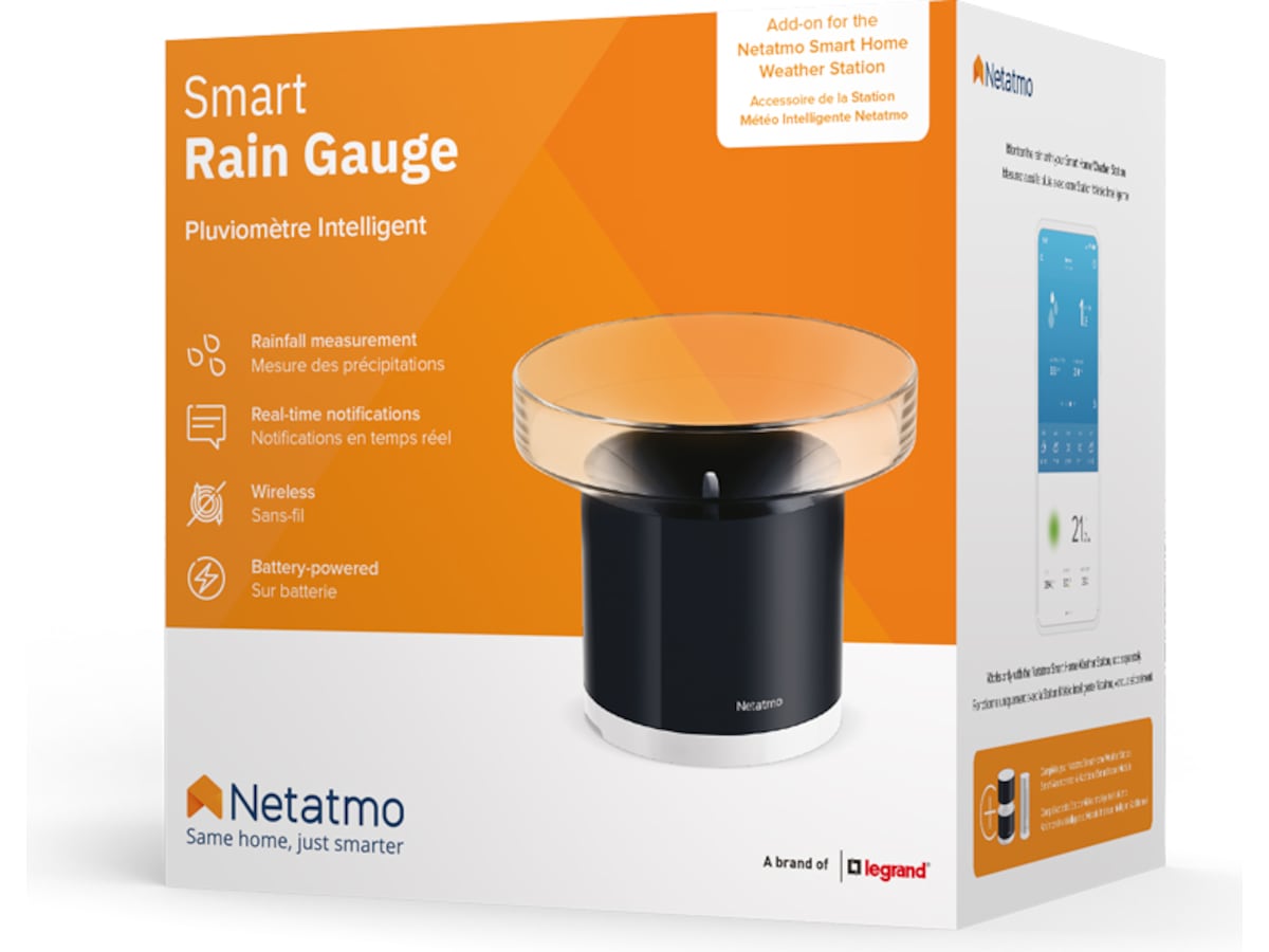 Netatmo Smart Regnmåler Værstasjoner