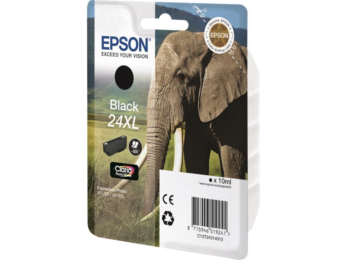 Epson Blekk 24XL Sort Blekkpatroner