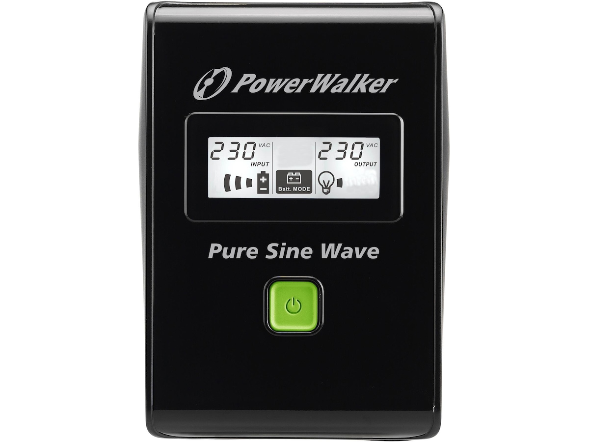 BlueWalker PW UPS VI 600 SW Schuko UPS og UPS batteri