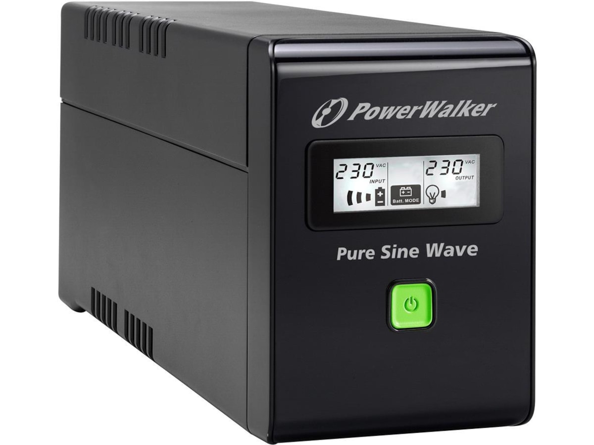 BlueWalker PW UPS VI 600 SW Schuko UPS og UPS batteri