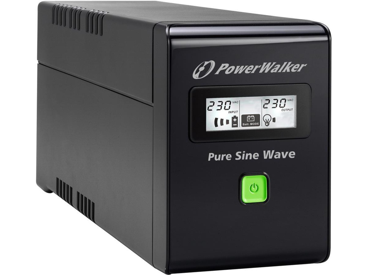 BlueWalker PW UPS VI 800 SW Schuko UPS og UPS batteri
