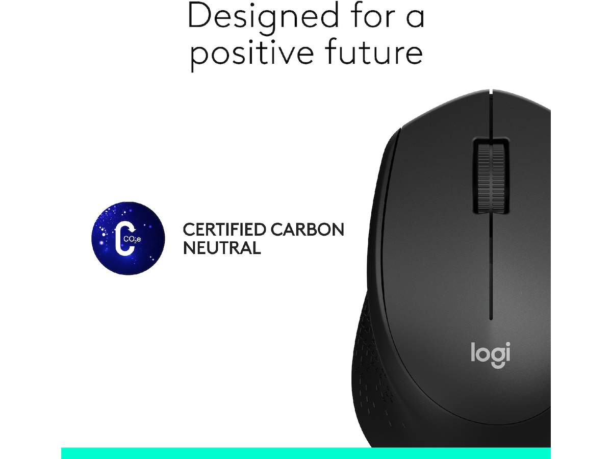 Logitech M330 Silent Plus Trådløs PC mus (sort) Mus