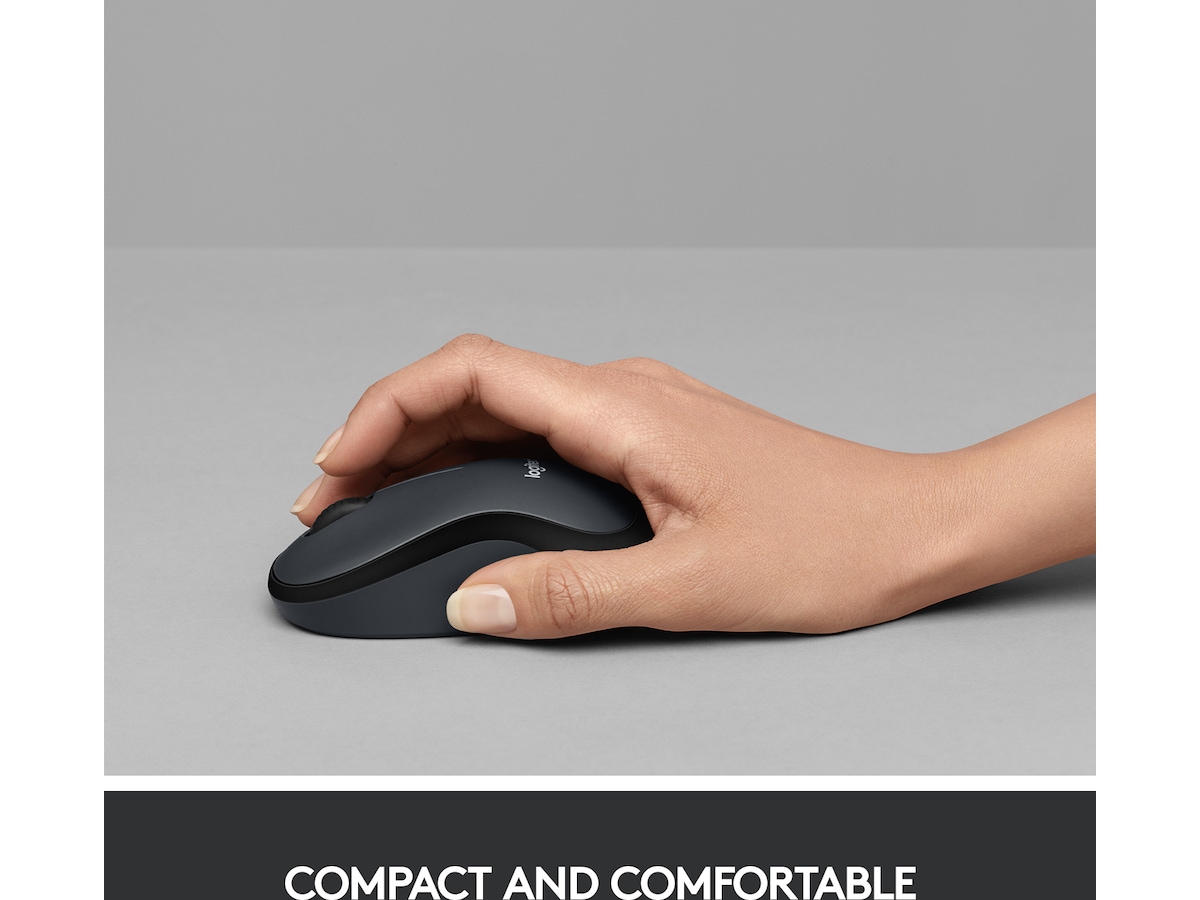 Logitech M220 Silent trådløs PC mus, Svart Mus