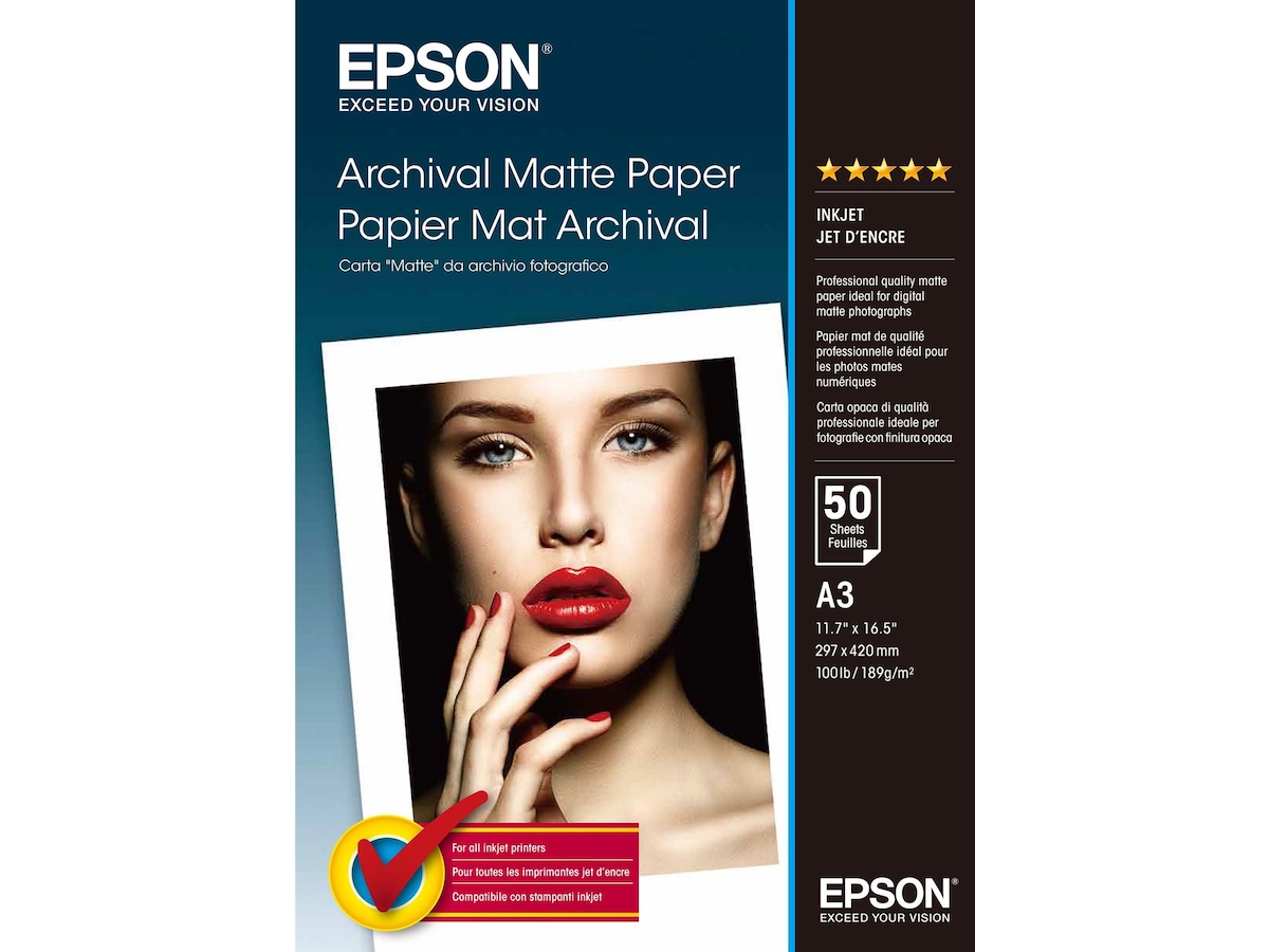 Epson Archival Matte Paper A3 Papir