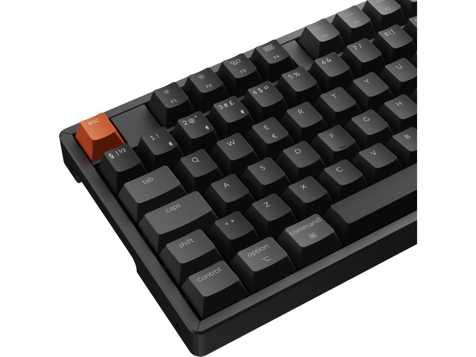 Keychron K10 V2 RGB Aluminium Hot Swap QM Super Brown trådløst tastatur Gamingtastatur