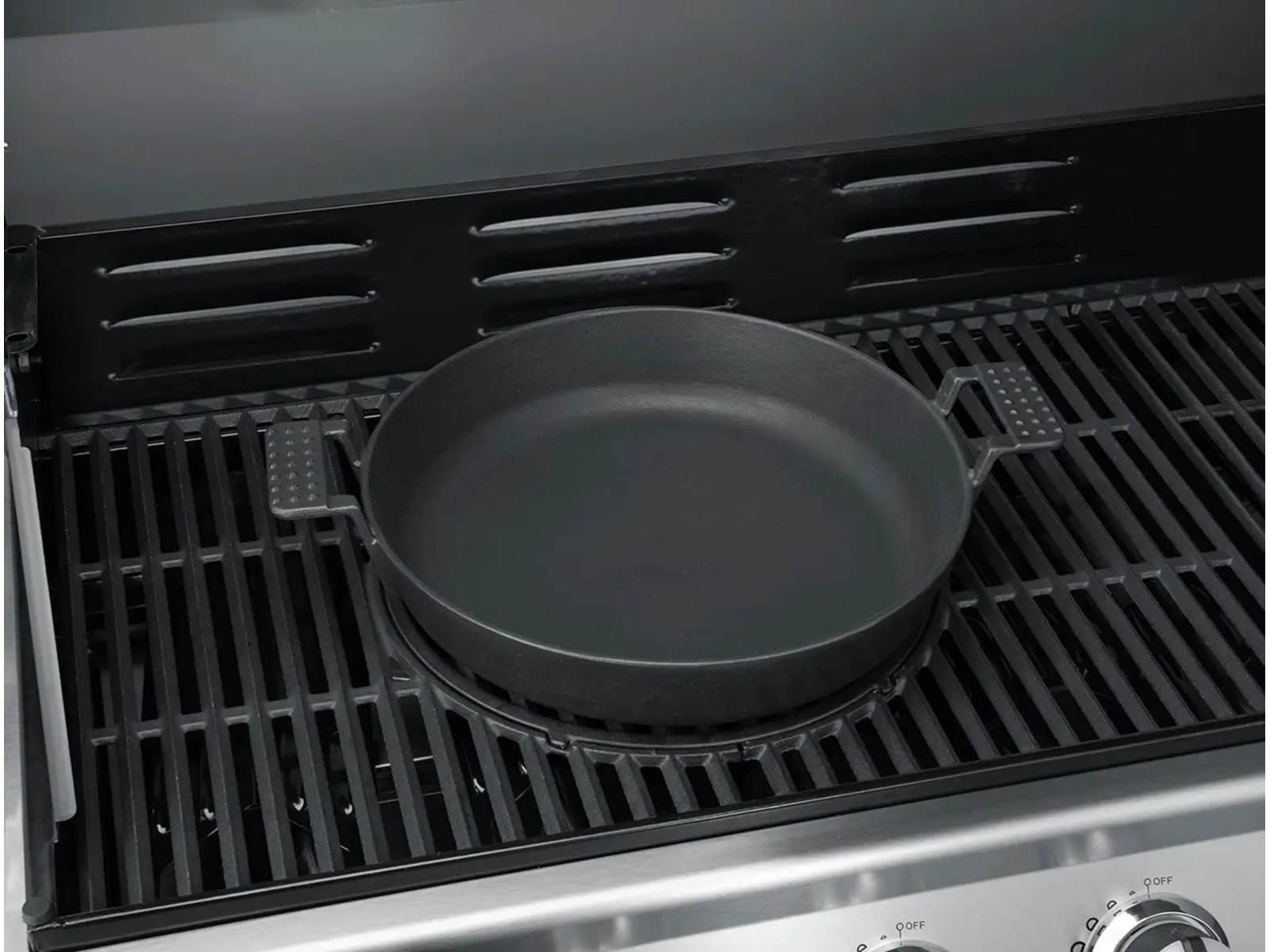 Austin and Barbeque Klassisk gassgrill med seks brennere og sidebord Grill