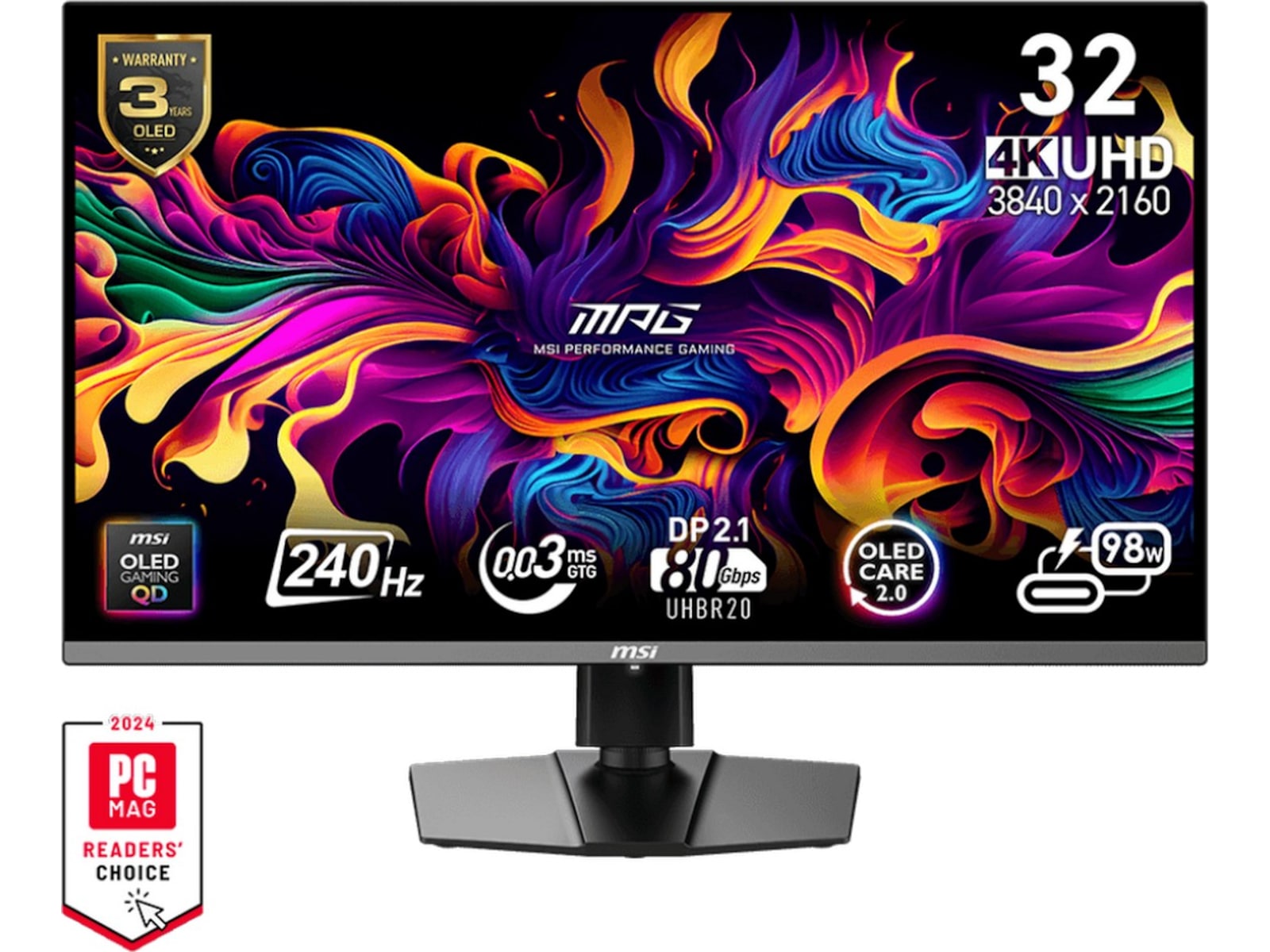 MSI 32" 4K gamingskjerm 322URX Skjermer