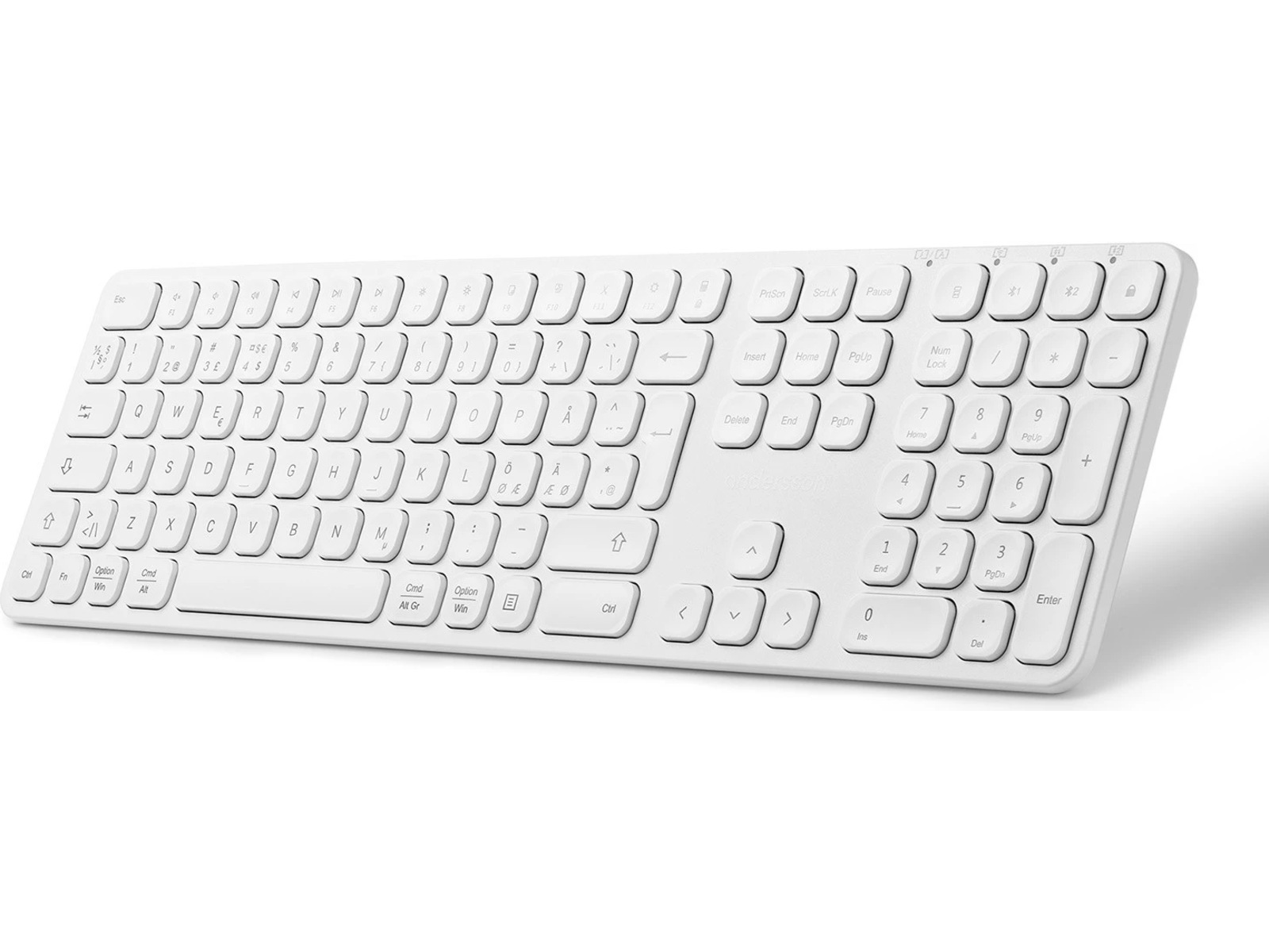 Andersson WSK-M3000 Tastatur og mus (hvit) Mus & tastatur -kombipakker