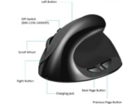 KENSON Vertical Mouse Comfi 2 kablet mus (sort) Ergonomi