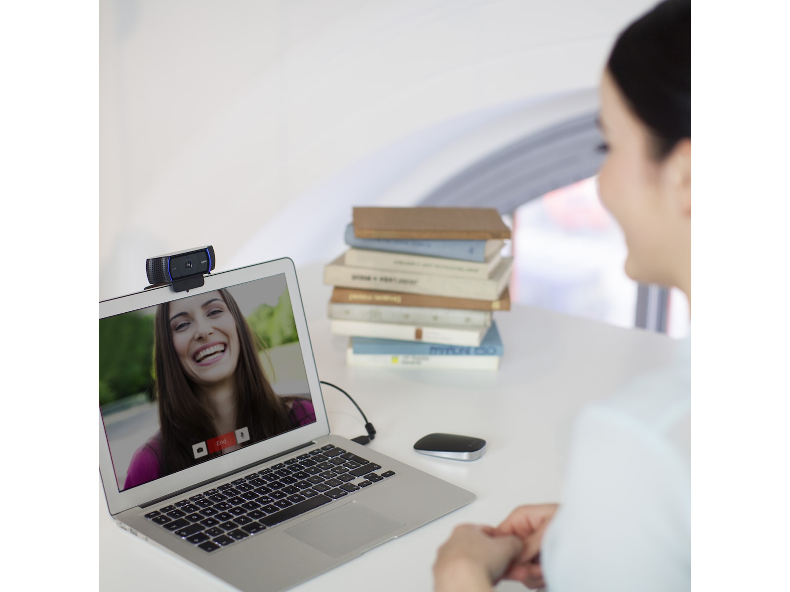 Logitech C920e HD webkamera sort Webkamera