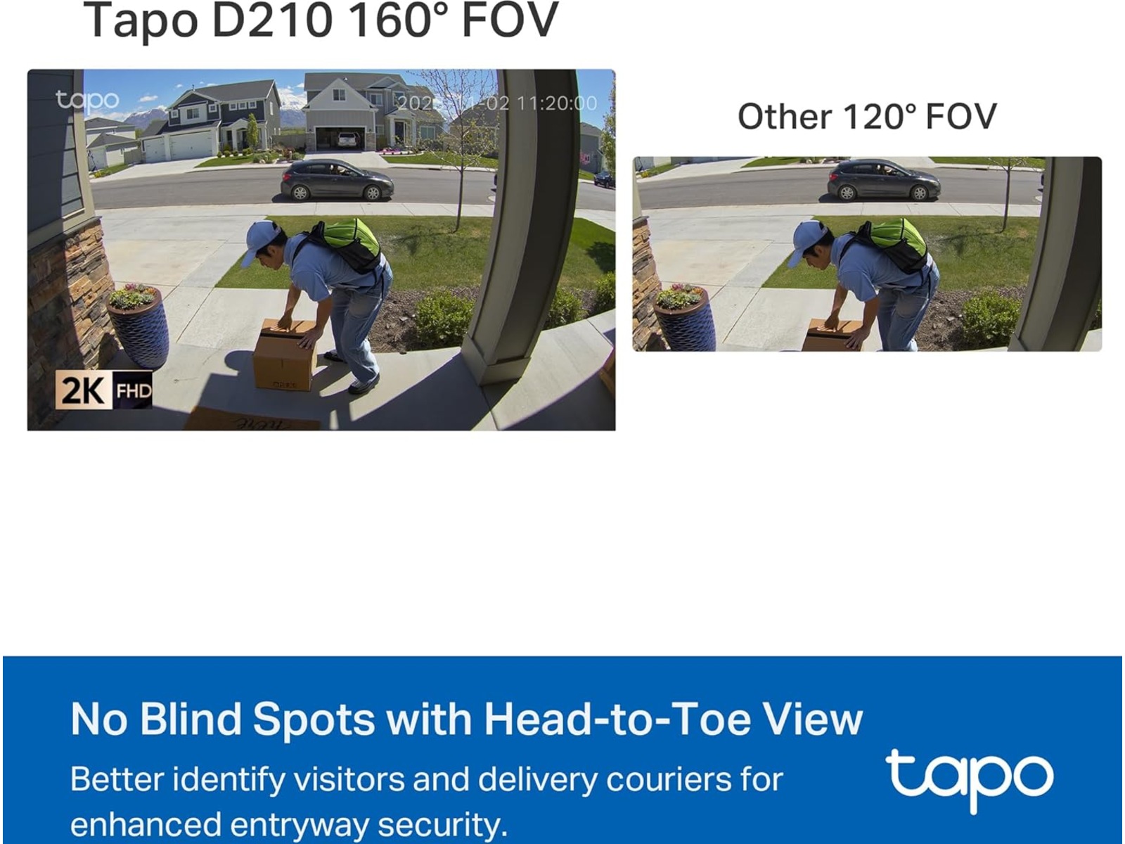 TP-Link Tapo D210 ringeklokke kamera Ringeklokker