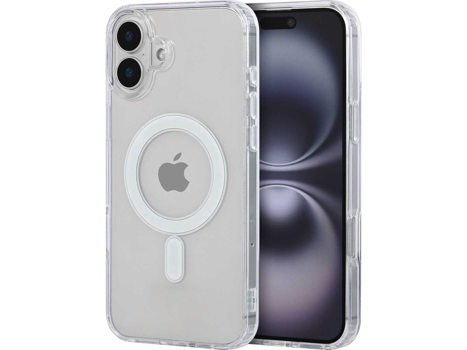 iiglo iPhone 16 Plus Magnetic Clear Case (gjennomsiktig) Deksel til mobiltelefon