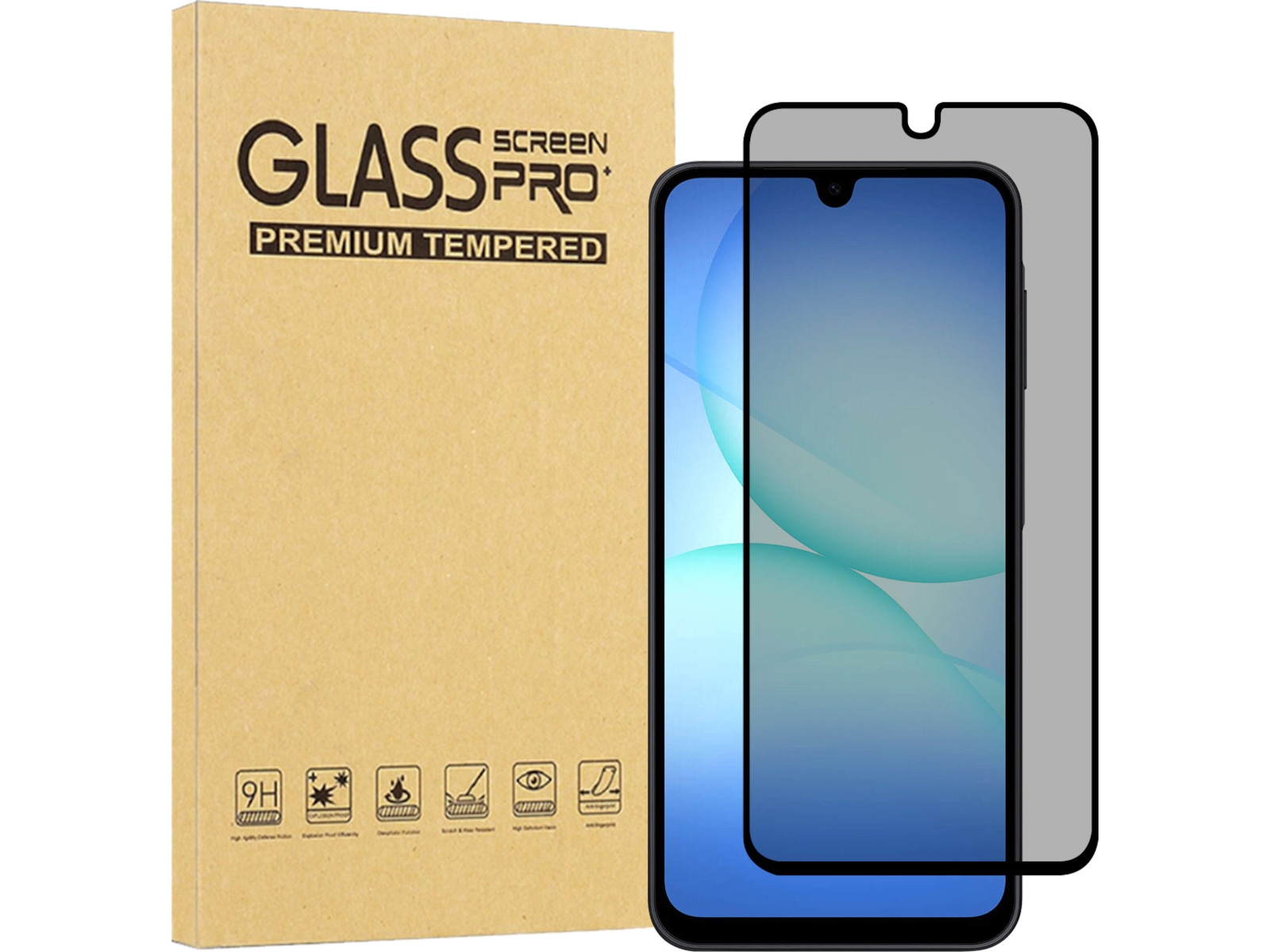 iiglo Galaxy A17 Privacy skjermbeskytter Skjermbeskyttelse