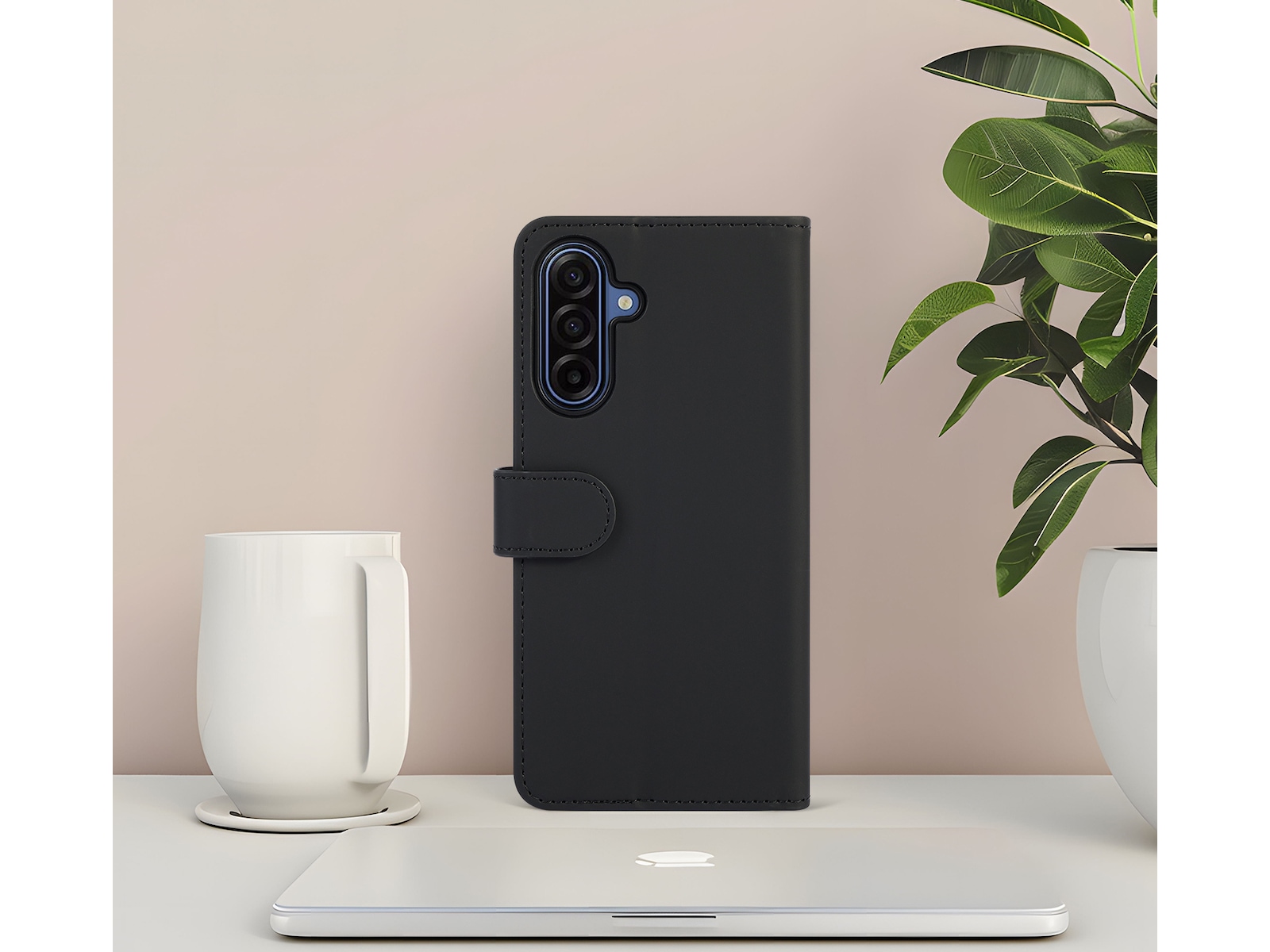 iiglo Galaxy A17 Lommebokdeksel (sort) Deksel til mobiltelefon