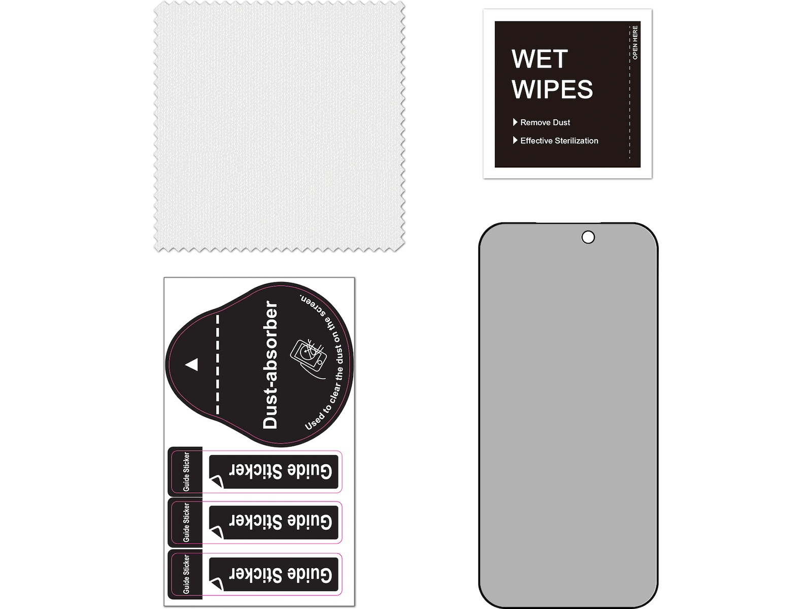 iiglo iPhone 17 Pro Privacy skjermbeskytter Skjermbeskyttelse