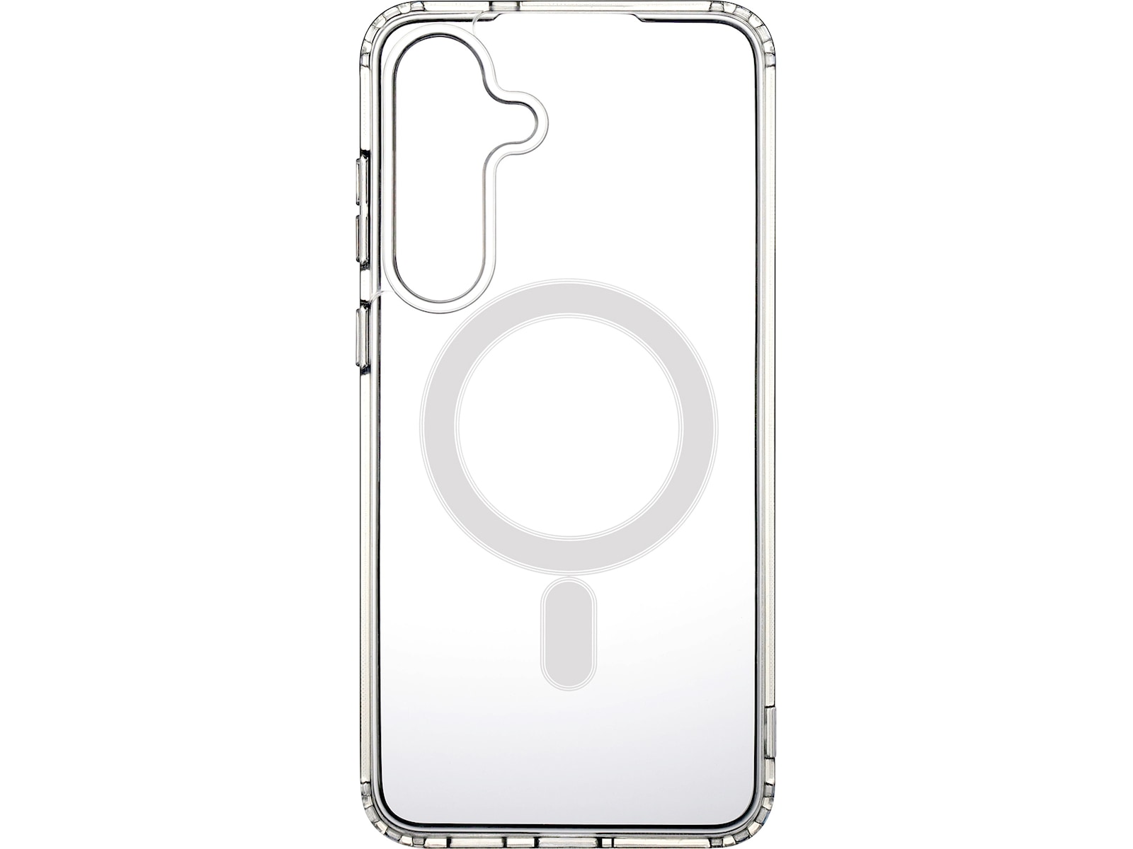 iiglo Galaxy S25 FE Magnetic Silikondeksel (gjennomsiktig) Deksel til mobiltelefon