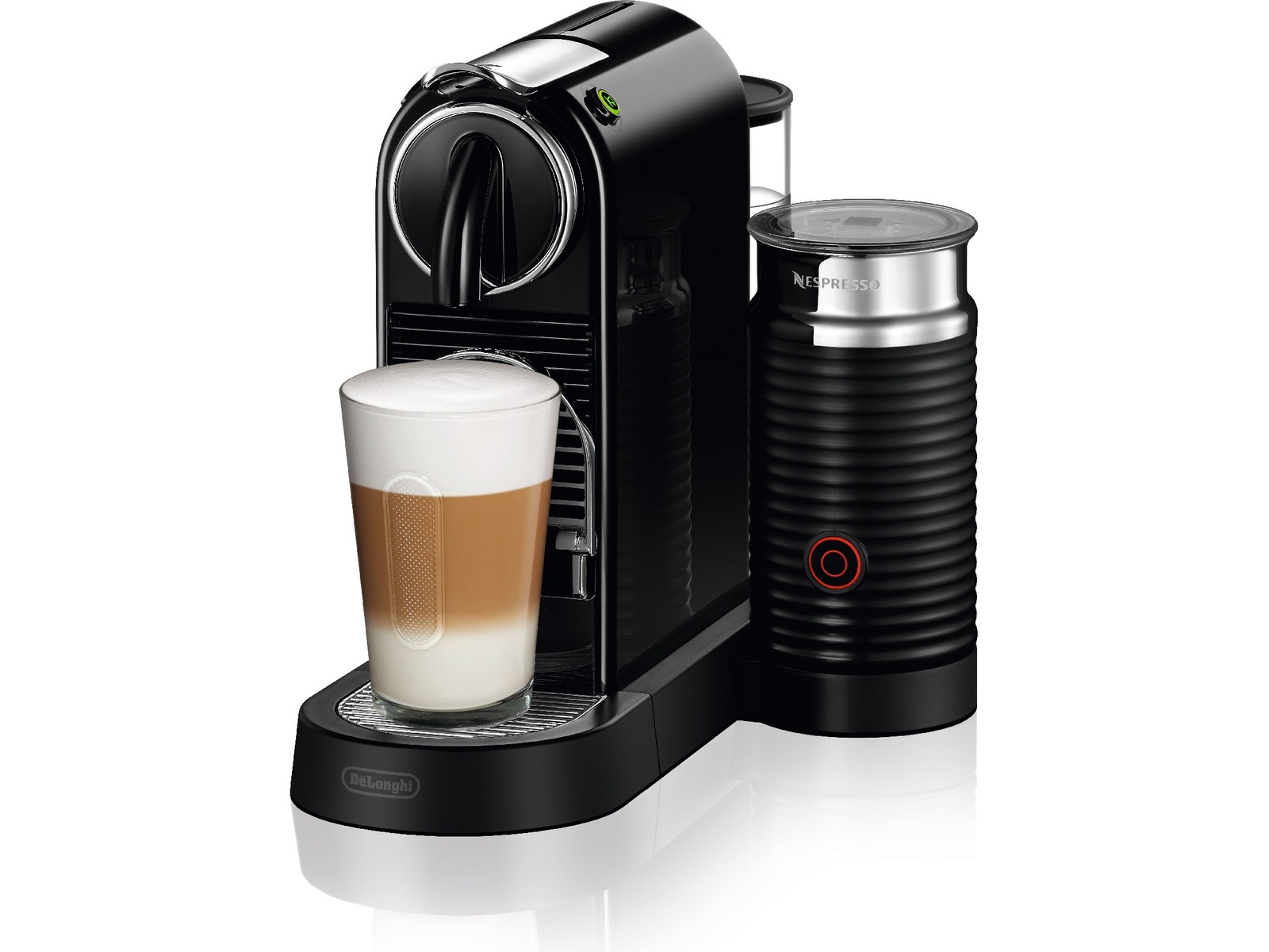 NESPRESSO CitiZ&milk fra DeLonghi® Kapselmaskin (sort) Kapselmaskiner