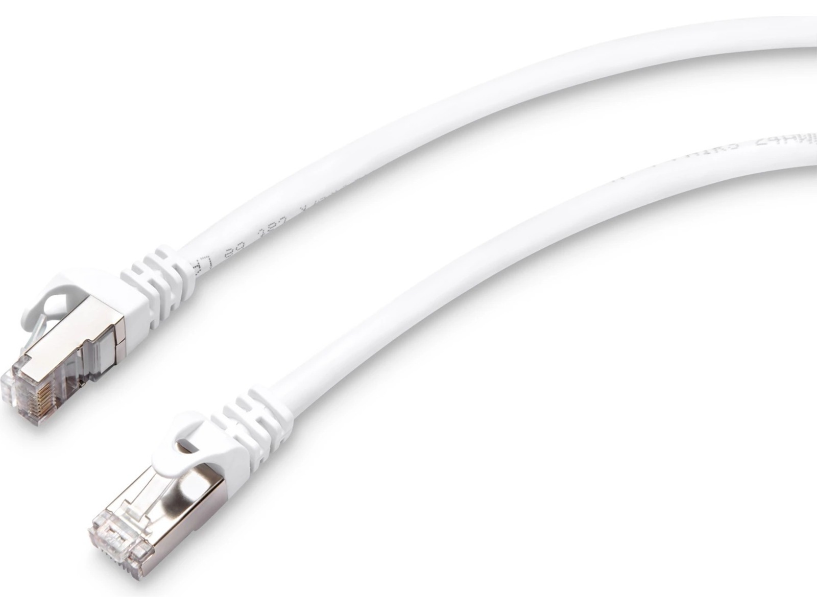 Nettverkskabel CAT6e 1m (hvit) Nettverkskabler