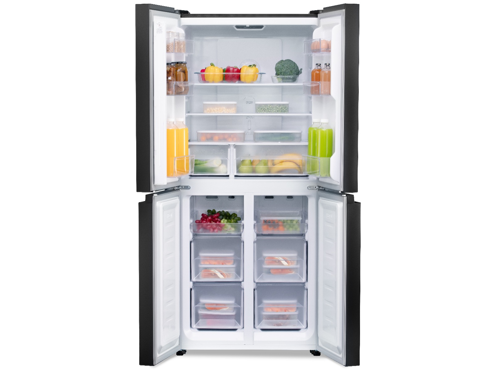 Avant MDR79DI1 Side-by-side kjøle- og fryseskap (sort) Side-by-side kjøleskap