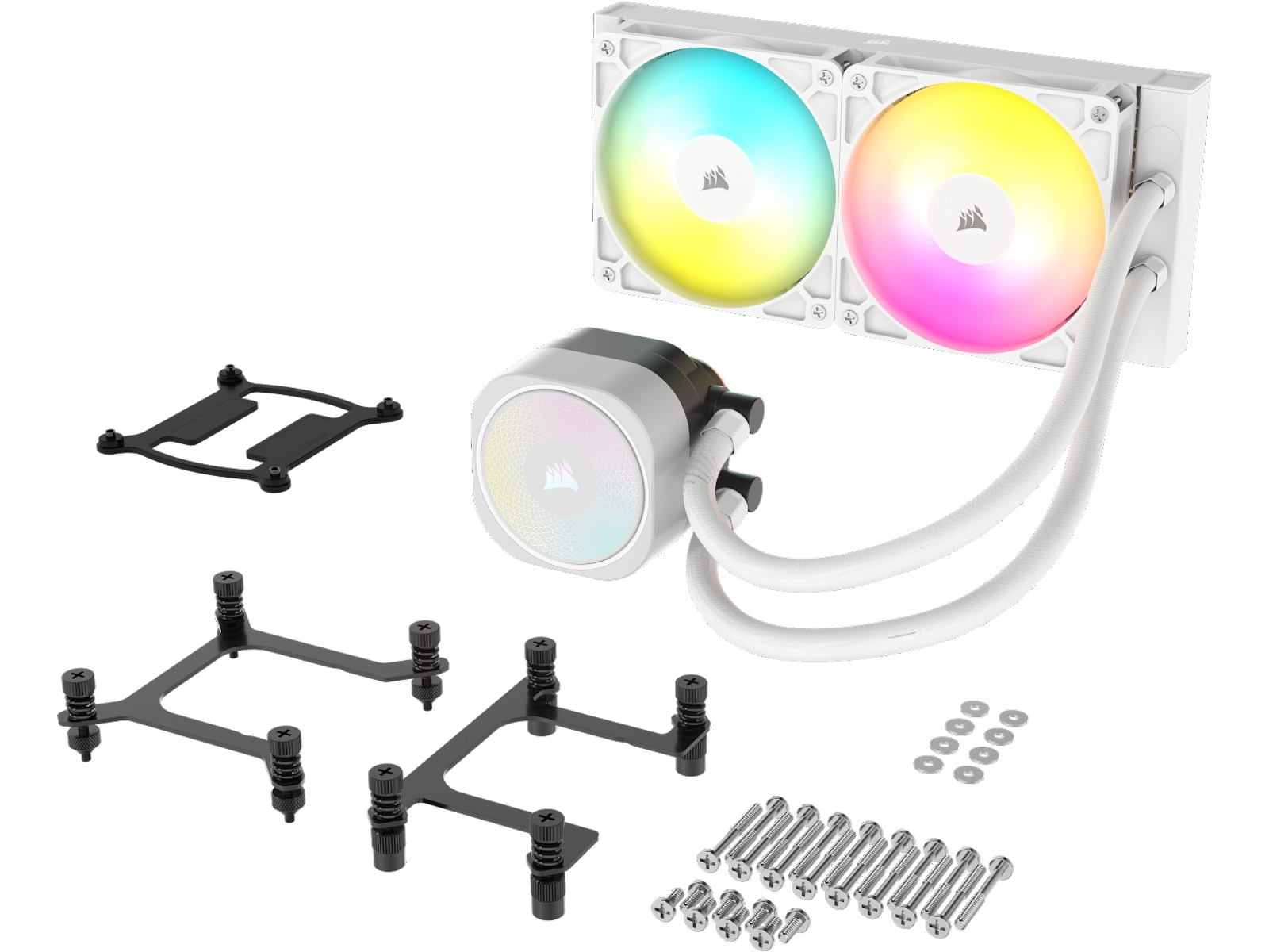 Corsair Nautilus 240 ARGB CPU Kjøler (hvit) CPU - Vannkjøling