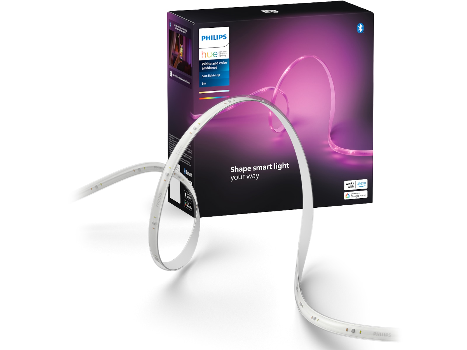 Philips Hue Solo lysstripe RGB 3m Led strips & underholdning